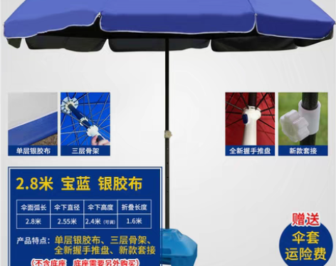 转卖太阳伞遮阳伞大型雨伞超大号户外伞商用摆...