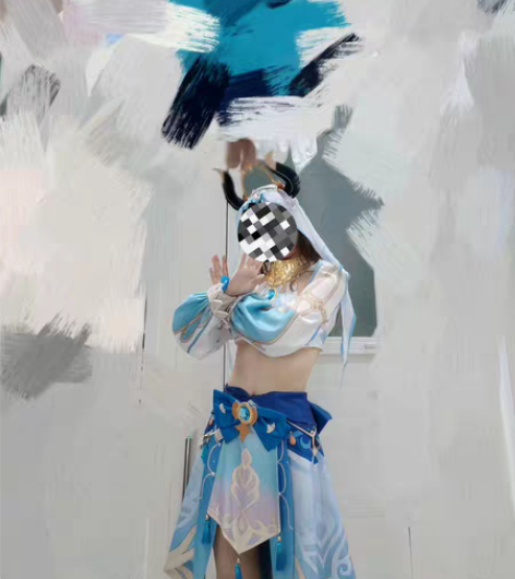 妮露cos服全套含头饰M码，不含假发（出掉...