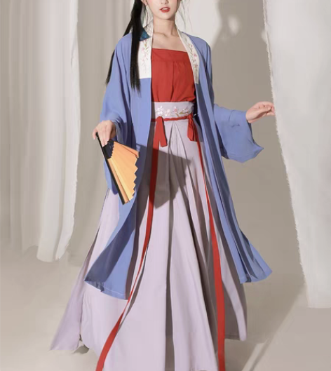 包邮东月棠清风笺多色款宋制汉服三件套 夏季...