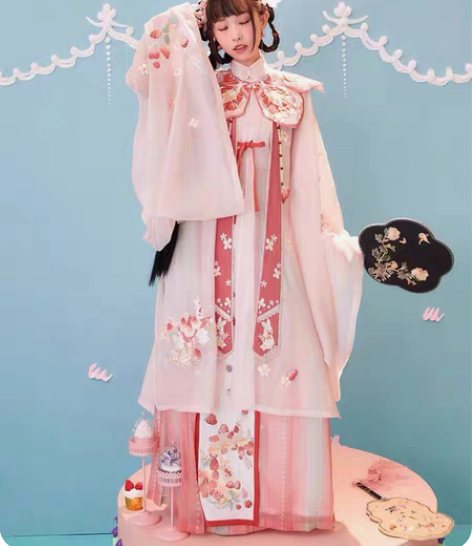 汉服出租 长衫?云肩马面可选 s码 【十三...