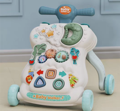 包邮全新婴儿学步推车清货出防侧翻宝宝学走路...