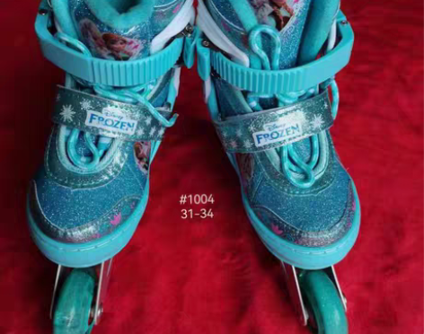 包邮迪士尼儿童溜冰鞋，正品旱冰鞋，男女初学...