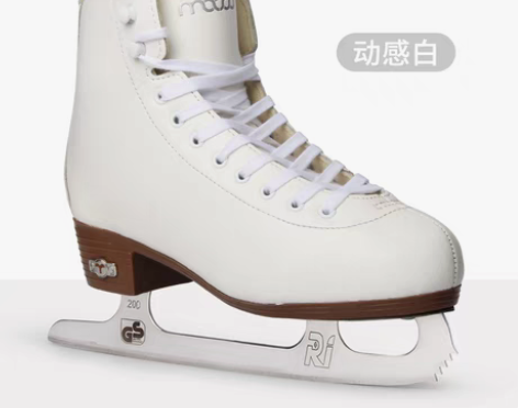 转卖米高花样冰刀鞋儿童初学者溜冰鞋真冰成人...