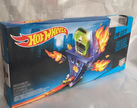 包邮风火轮轨道大楼救火套装 全新未拆封全新...