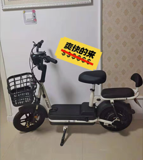 包邮二手价急售全新新国标电动车可上牌电池可...