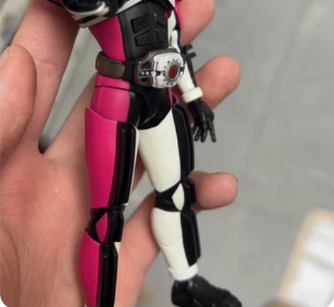 包邮出假面骑士50周年白帝真骨雕 成色很不...