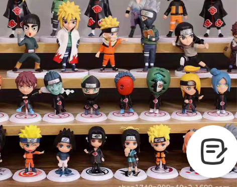 火影忍者手办盲盒全套公仔Q版鸣人佐助卡卡西...