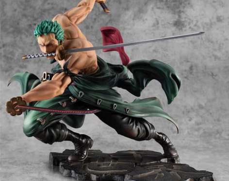 包邮日本动漫海贼王手办 三千世界索隆 三刀...