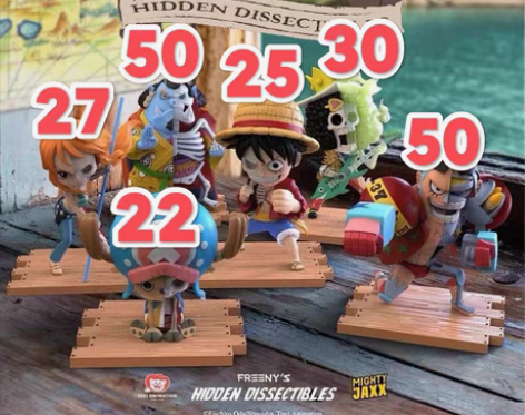 包邮【正版】海贼王半解刨第二弹盲盒手办 弗...