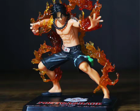 包邮海贼王手办路飞白胡子模型索隆火拳艾斯摆...