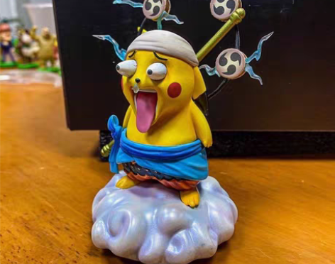 包邮海贼王GK雷神艾尼路皮卡丘COS恶搞搞...