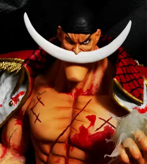 包邮海贼王，白胡子老爹。纯手工制作。人物高...