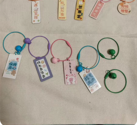 (11个）双面手工diy好柿发生挂件亚克力...