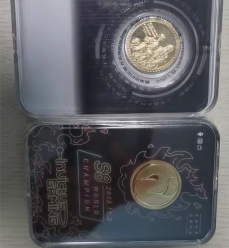 ig币ig冠军纪念币铜币ig s8夺冠纪念...