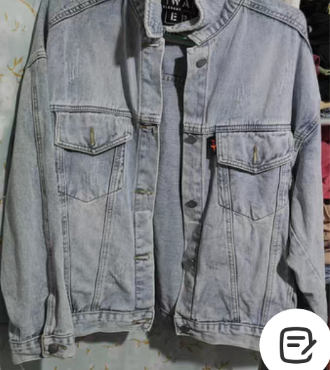 转卖【小飞机牛仔】王福贵定制～韩版宽松显瘦...