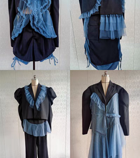 包邮服装设计 上新啦[上] 蓝黑系列设计服...