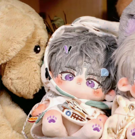 包邮【现货娃衣】20厘米棉花娃娃衣服黑色粉...