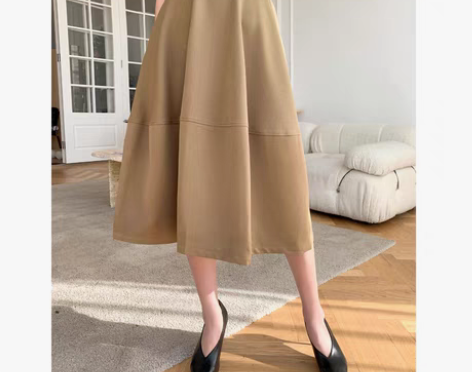 转卖EAMODE 秋冬款冷淡风气质花苞裙高...