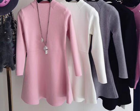 转卖韩版秋冬上新甜美可爱学院风修身高腰套头...