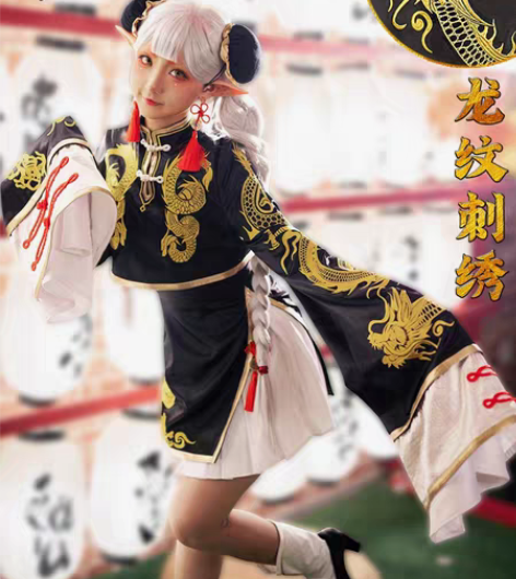 次元依家跳跳妹妹玄玉乌龙全套 假发鞋子为三...