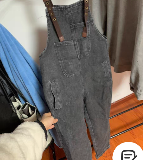 包邮背带裤女 100斤以内入 售出不退不换...