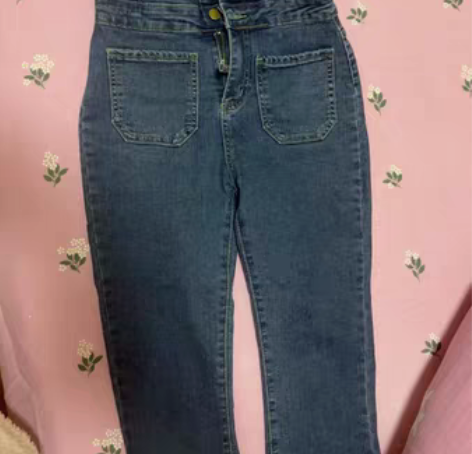 转卖辣妹背带牛仔裤子女夏季薄款2022年新...
