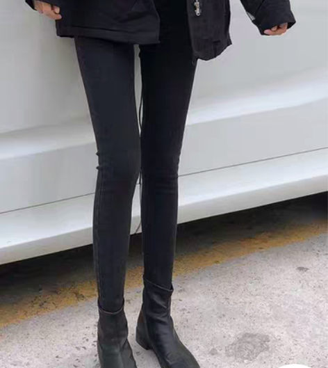 包邮福利款 全新带吊牌冬季新款做旧黑超柔艾...