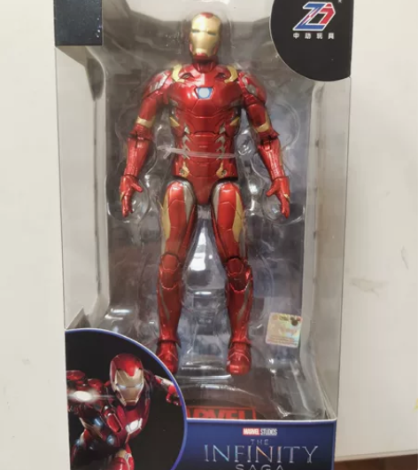 中动钢铁侠mk46，18厘米高，全新原包装...