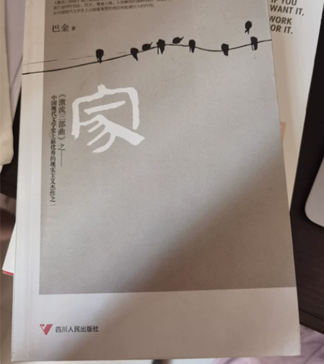 巴金的激流三部曲之一《家》 陈忠实《白鹿原...