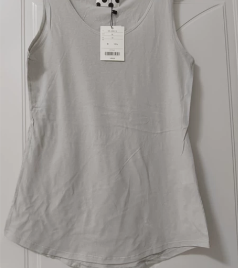 清仓处理出口日本100%纯棉女士百搭无袖工...