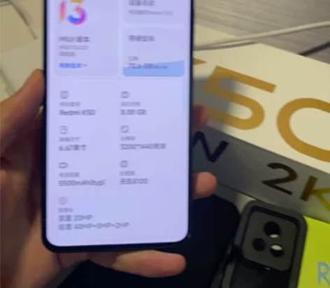 红米k50 8+256 墨羽 2月1号激活...