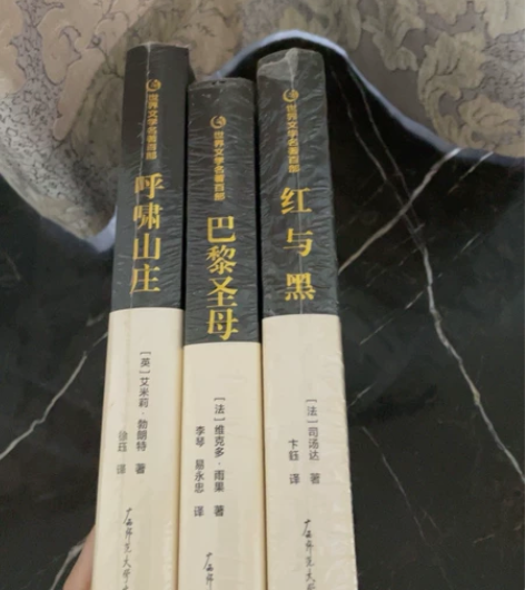 全新的红与黑 巴黎圣母院 呼啸山庄 单本8...