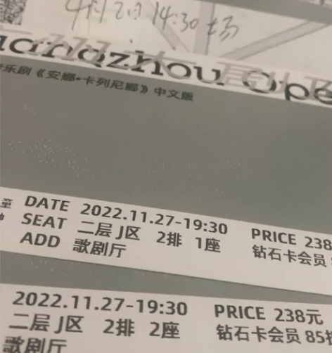 音乐剧 安娜.卡列尼娜 中文版 广州大剧院...