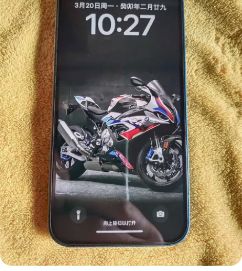 苹果12蓝色 国行128  机子无拆无修，...