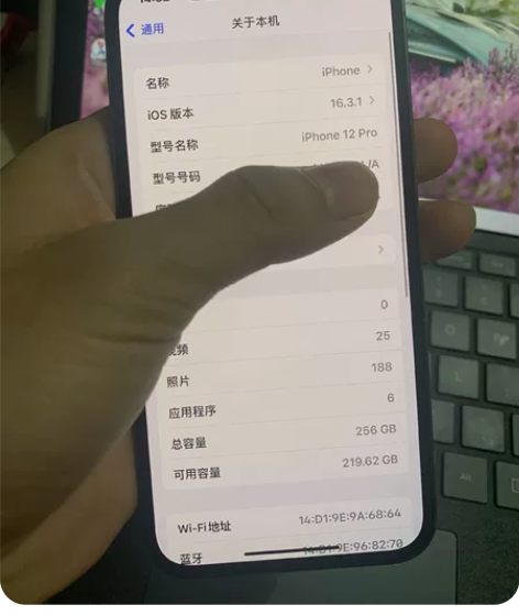 苹果12Pro 石墨灰 256G 电池还有...