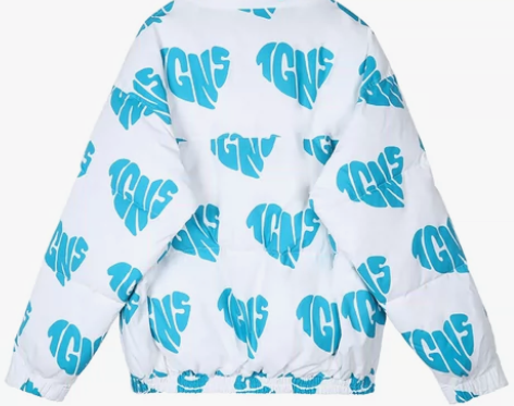 2GUNS 潮牌爱心TGNS满印logo羽...