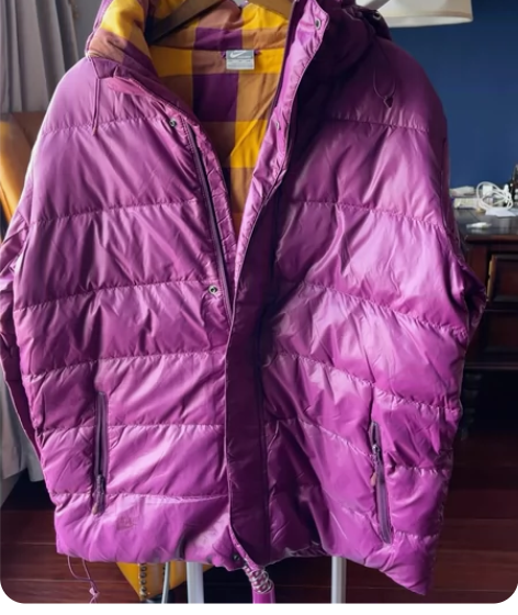 NIKE 男士羽绒服,185XL,9新,柔...