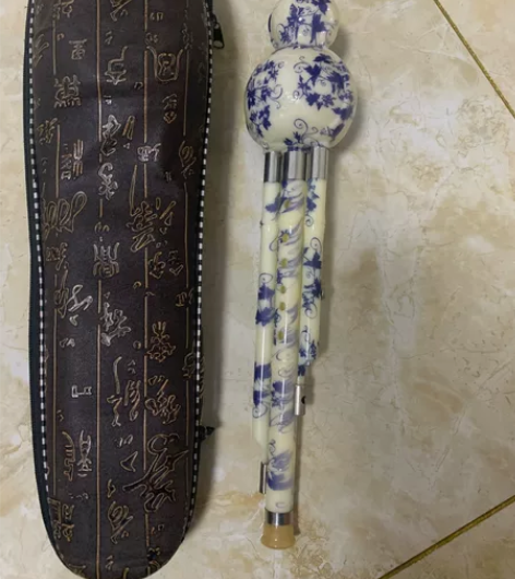 闲置降B调 葫芦丝 树脂仿青花的 小学生学...