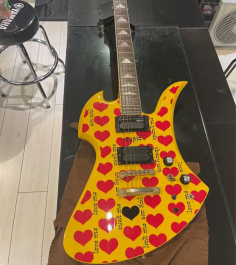 hide 电吉他 fernandes  b...