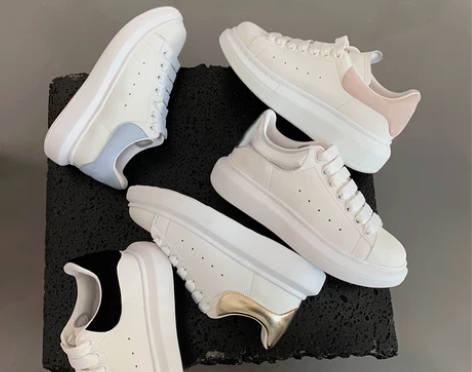 葡萄妈Studiolee 松糕底圆头休闲百...