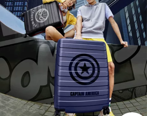 小米90分漫威联名PC万向轮男女学生密码箱...