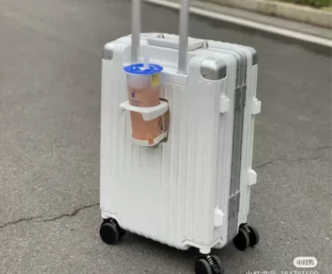 梦旅者多功能行李箱带水杯架，手机支架，us...