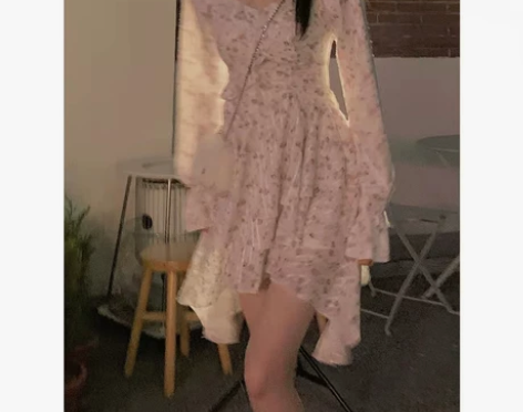 DREAM SEVEN77 不规则荷叶边碎...