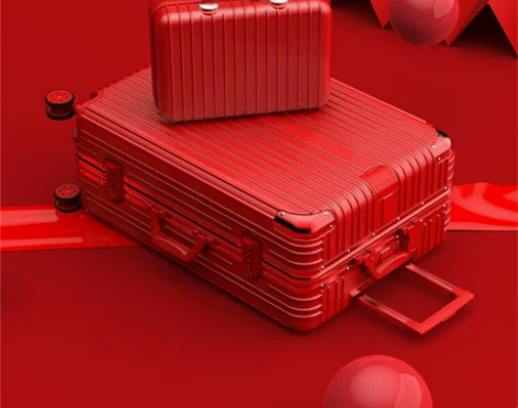 新娘结婚红色行李箱拉杆箱出嫁子母箱包陪嫁箱...