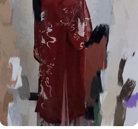 汉服魏晋 80不包 裙子转起来很大 料子很...