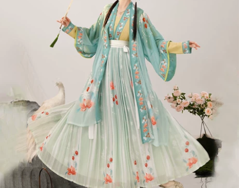 劲合汉服女中国风【半城桃色】宋制长褙子三件...