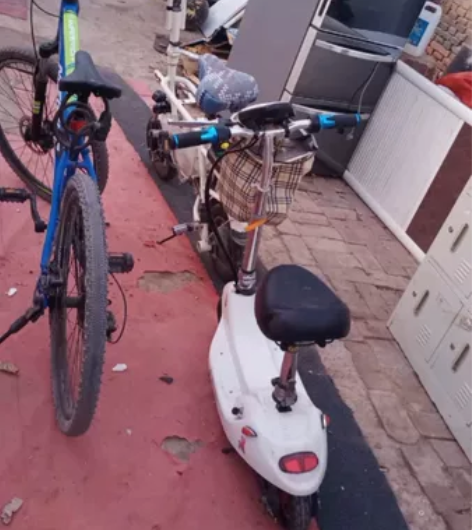 美利达24速自行车，小电车！可折叠26自行...