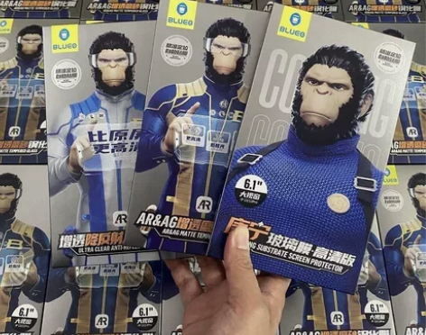 蓝猩苹果14promax康宁钢化膜iPho...