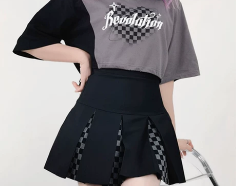 猫愿原创【少女革命】设计感短款抽绳2022...