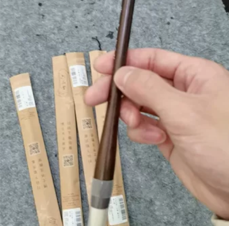 个人闲置六品堂兼毫毛笔4支,全新未拆封,中...